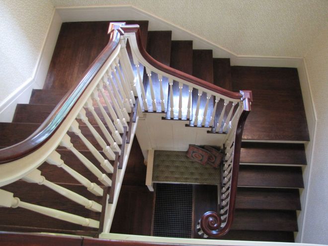 The stairs in our new house.