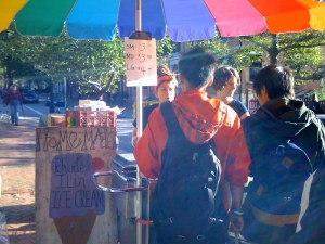Rhode Iln Ice Cream sets up a stand at farmers' markets and Water Fire.
