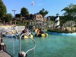 Prepare to get wet on the bumper boats...