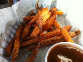 A side of handcut fries with your sandwich and chips?