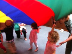 Who wouldn't love parachute play?