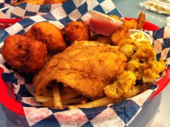 Blount's seafood dinner for two, a Friday special.