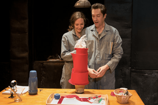 A still from the play Far Away by Caryl Churchill at Gamm Theatre.