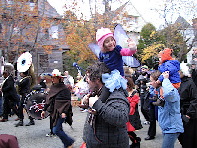 Our first year at the Brown Street Park Halloween Parade.