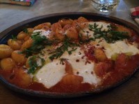 Gnocchi, also made better with burrata.