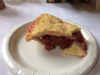 Strawberry-rhubarb pie.