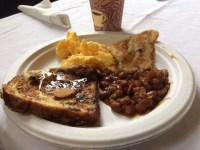 A traditional breakfast.